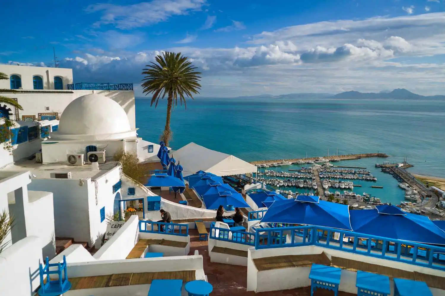 Sidi Bou Saïd, le village bleu et blanc au-dessus du golfe de Tunis